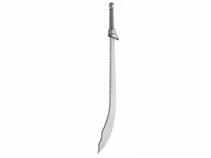 Curved sword 13 3D Model