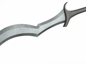 Espada curva 14 Modelo 3D