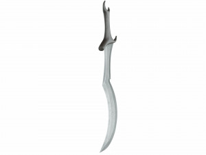 Curved sword 14 Modelo 3D