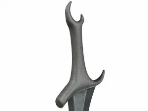 Curved sword 14 3D Model