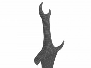 Curved sword 14 Modelo 3D