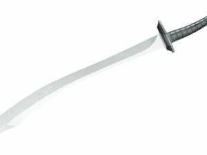 Curved sword 16 3D Model
