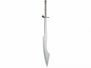 Curved sword 17 Model 3D