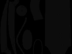 Short curved sword 3D Model