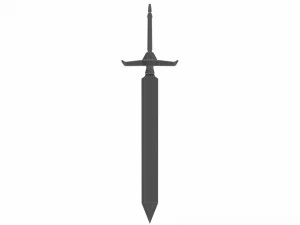 Меч 9 3D Модель