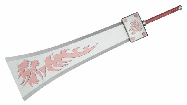Sword 11 3D Model .c4d .max .obj .3ds .fbx .stl .blend 