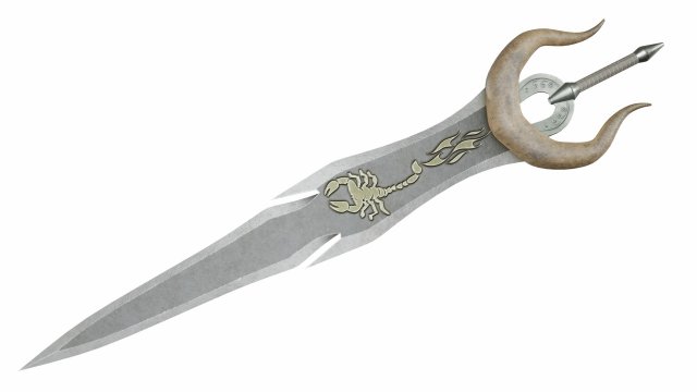 Sword 14 3D Модель .c4d .max .obj .3ds .fbx .stl .blend 
