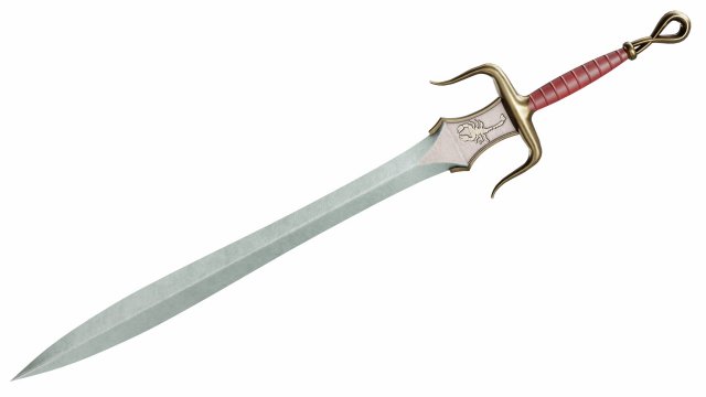 Sword 27 3D Model .c4d .max .obj .3ds .fbx .stl .blend 