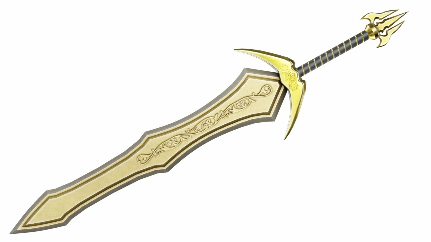 Sword 30 3D Model .c4d .max .obj .3ds .fbx .stl .blend 