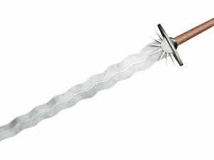 Wavy sword Modèle 3D