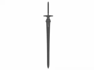 Longsword 3D Model