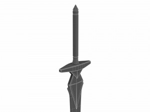 Longsword 3D Model