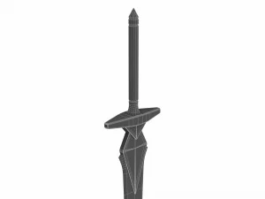 Longsword 3D Model