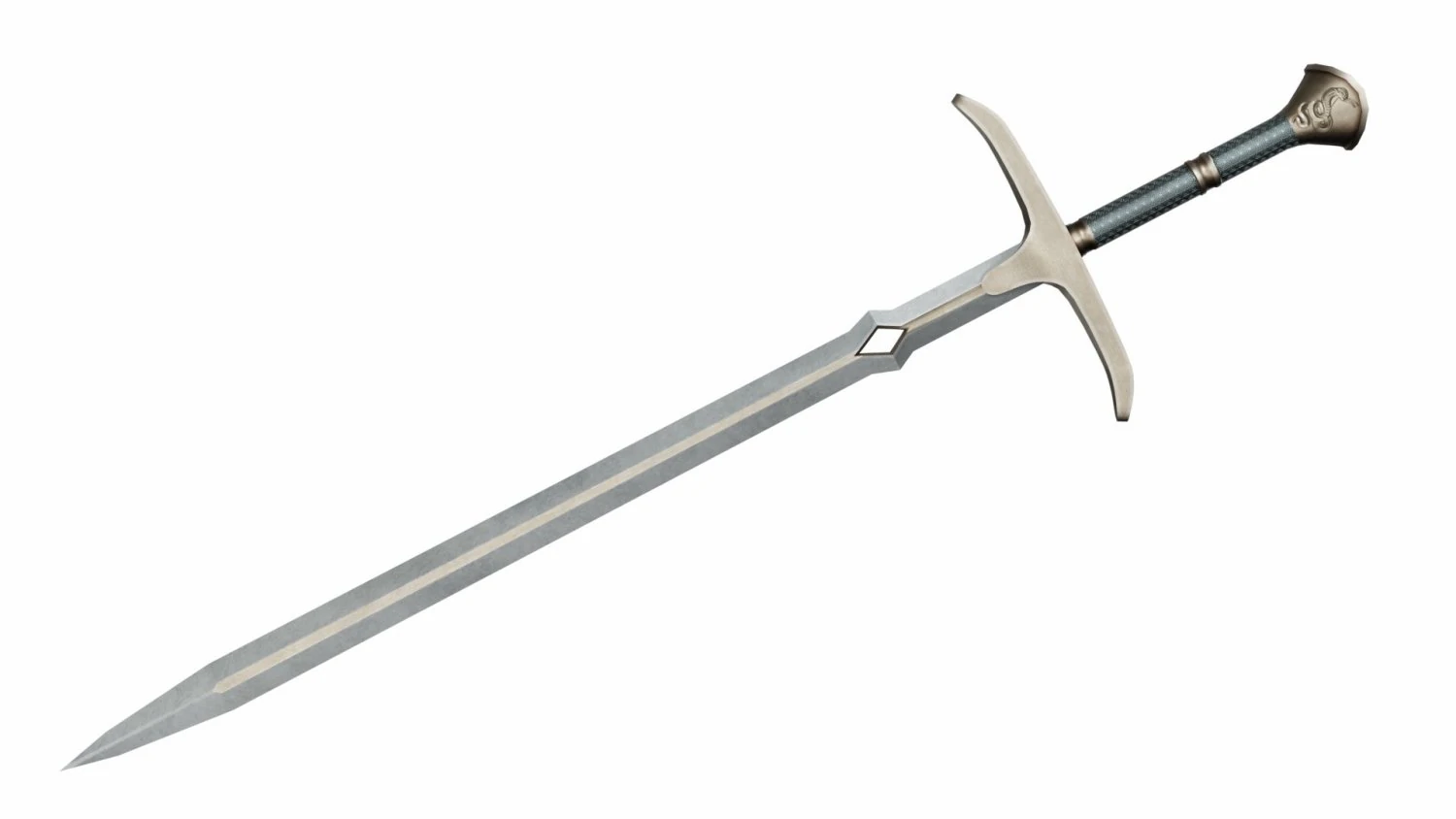 Longsword 3 3D Model .c4d .max .obj .3ds .fbx .stl .blend
