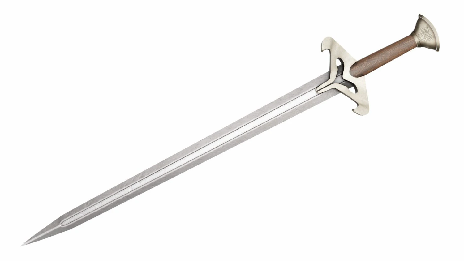 Longsword 4 3D Model .c4d .max .obj .3ds .fbx .stl .blend 