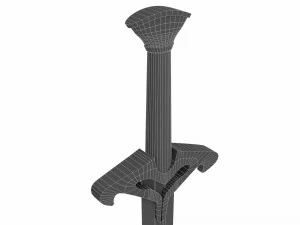 Longsword 4 3D Model