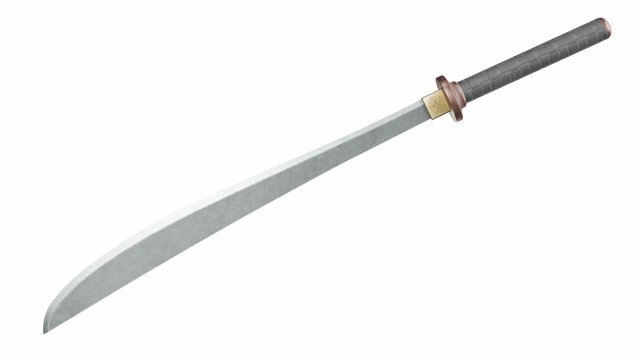 Longsword 5 3D मॉडल .c4d .max .obj .3ds .fbx .stl .blend 
