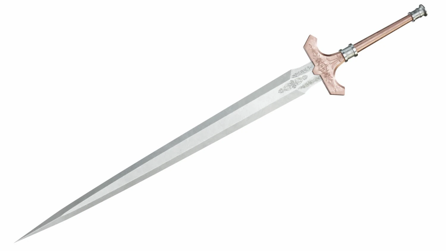 Sword 32 3D Model .c4d .max .obj .3ds .fbx .stl .blend 