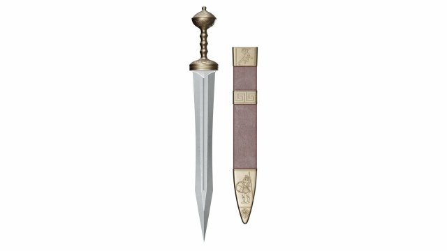 Gladius 3D Model .c4d .max .obj .3ds .fbx .stl .blend 
