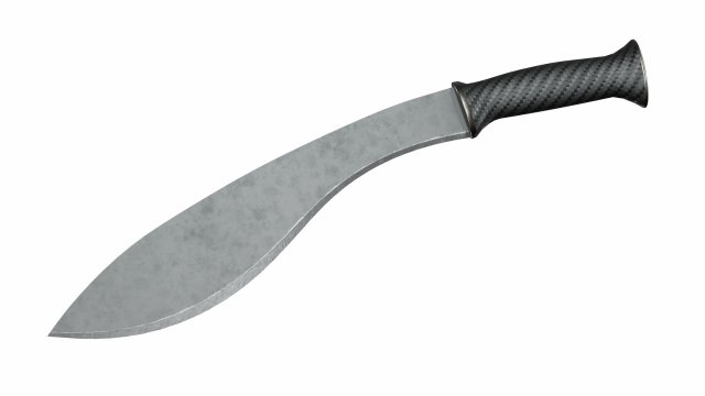 Kukri Modèle 3D .c4d .max .obj .3ds .fbx .stl .blend 