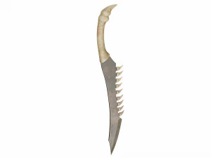 Bone sword 3D Model