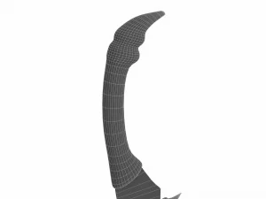 Bone sword 3D Model