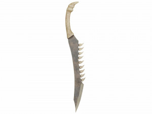 Bone sword 3D Модель