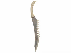 Bone sword 3D Model