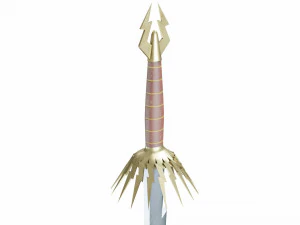 Lightning sword 3D Model