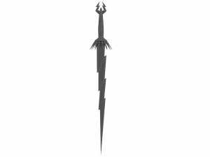 Lightning sword 3D Model