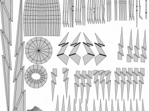 Lightning sword 3D Model