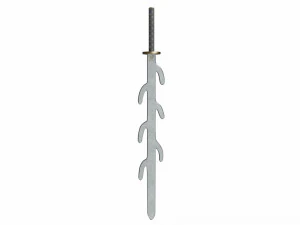 Seven branched sword 3D Model