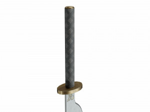 Seven branched sword 3D Model