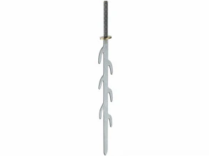 Seven branched sword 3D Model