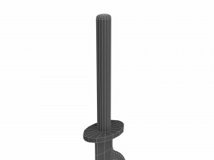 Seven branched sword 3D Model