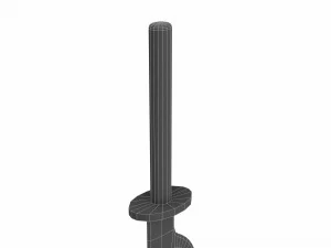Seven branched sword 3D Model