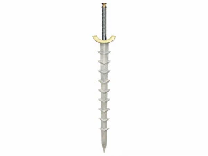 스파이크 검 3D 모델