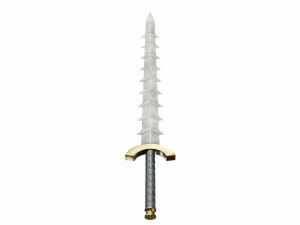 스파이크 검 3D 모델