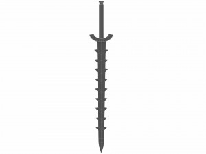 Spiked sword 3D Модель