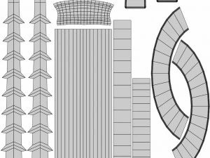 스파이크 검 3D 모델
