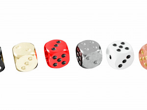Dice collection 3D Model