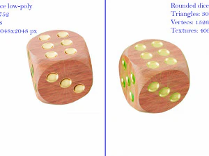 Dice collection 3D Model