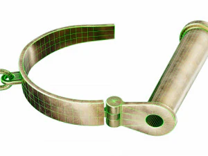 Bronze shackles 3D Model