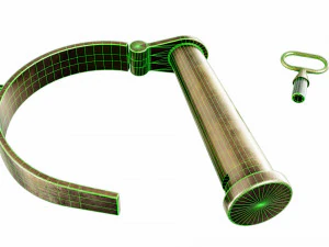 Bronze shackles 3D Model