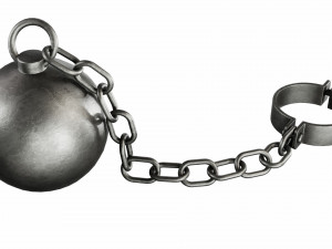 Shackles with weight 3D Model