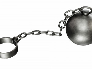 Shackles with weight Model 3D