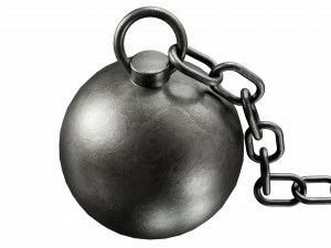 Shackles with weight Model 3D
