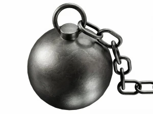Shackles with weight 3D Model