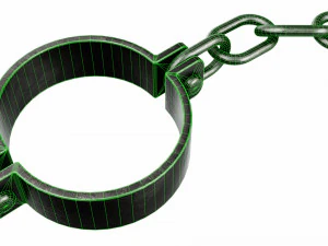 Shackles with weight 3D Model