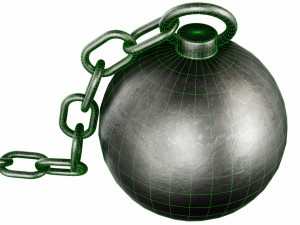 Shackles with weight Model 3D